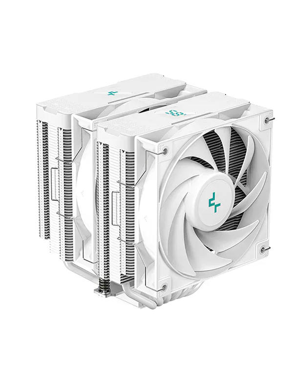Disipador de Aire DeepCool AG620 Digital Blanco | 260W TDP | Pantalla de Temperatura | AM5 AM4 & LGA1851/1700/1200