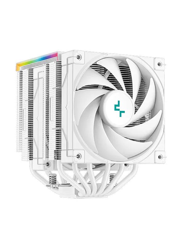 Disipador de Aire DeepCool AK620 Digital blanco | 260W TDP | Pantalla | AM5 & LGA1851