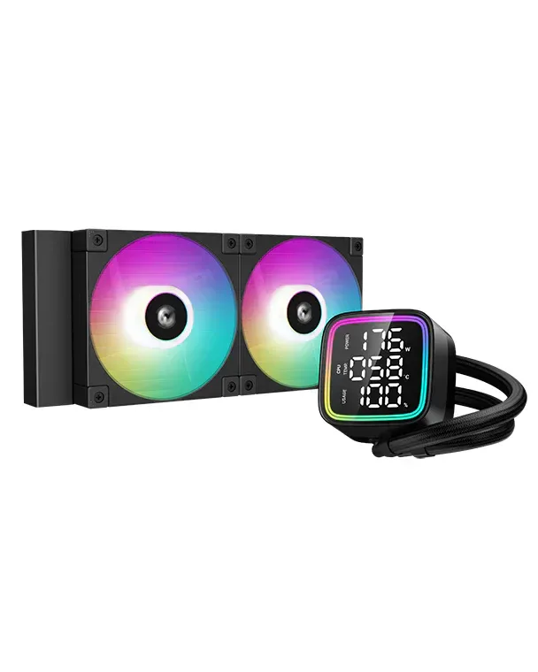 Refrigeración Líquida DeepCool LD240 | Pantalla Digital | 240mm | 280W TDP