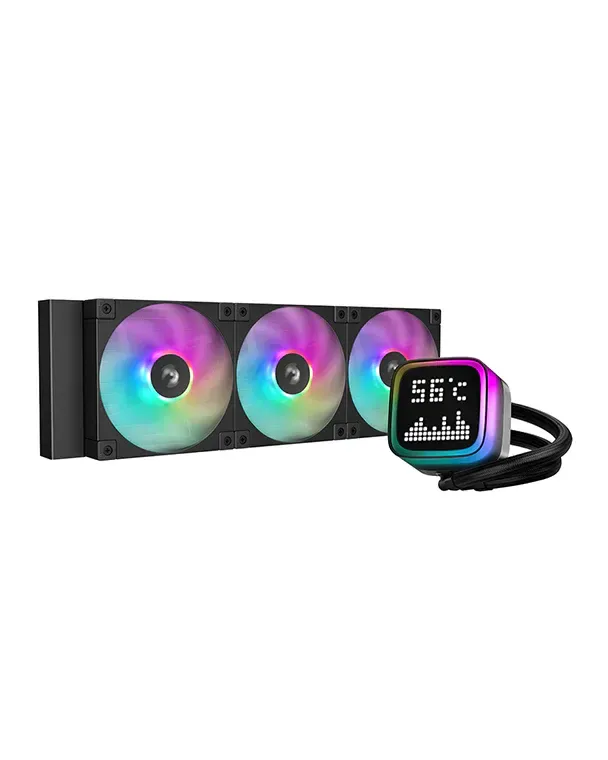 Refrigeración Líquida DeepCool LP360 Negra | 360mm | 300W TDP | ARGB