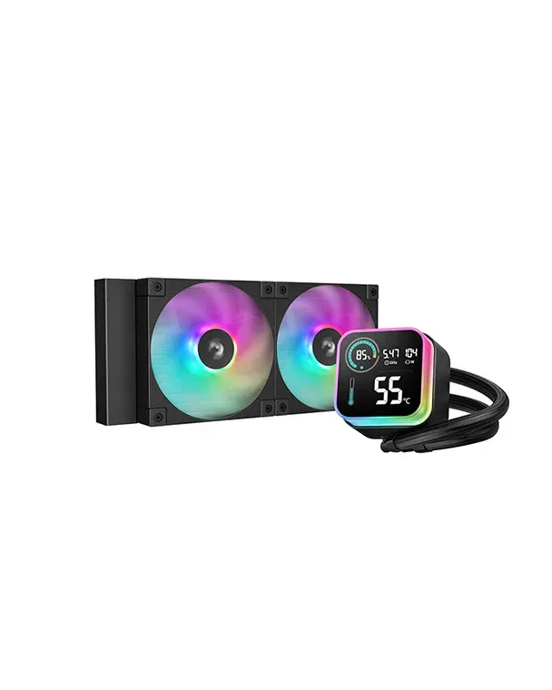Refrigeración Líquida DeepCool LQ240 Negra | 240mm | 280W TDP | ARGB