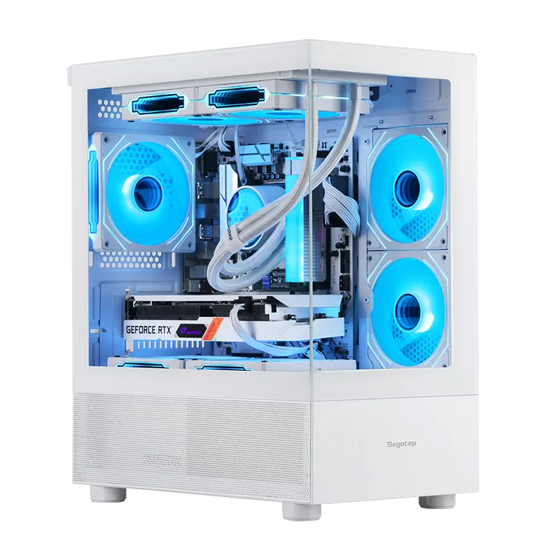Case Segotep 240S Blanco | PECERA | Micro-ATX / ITX | SIN VENTILADORES