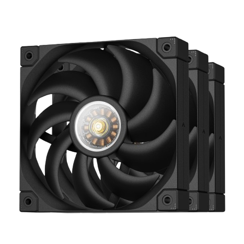 COMBO DE VENTILADORES FT12 (3 EN 1) NEGRO