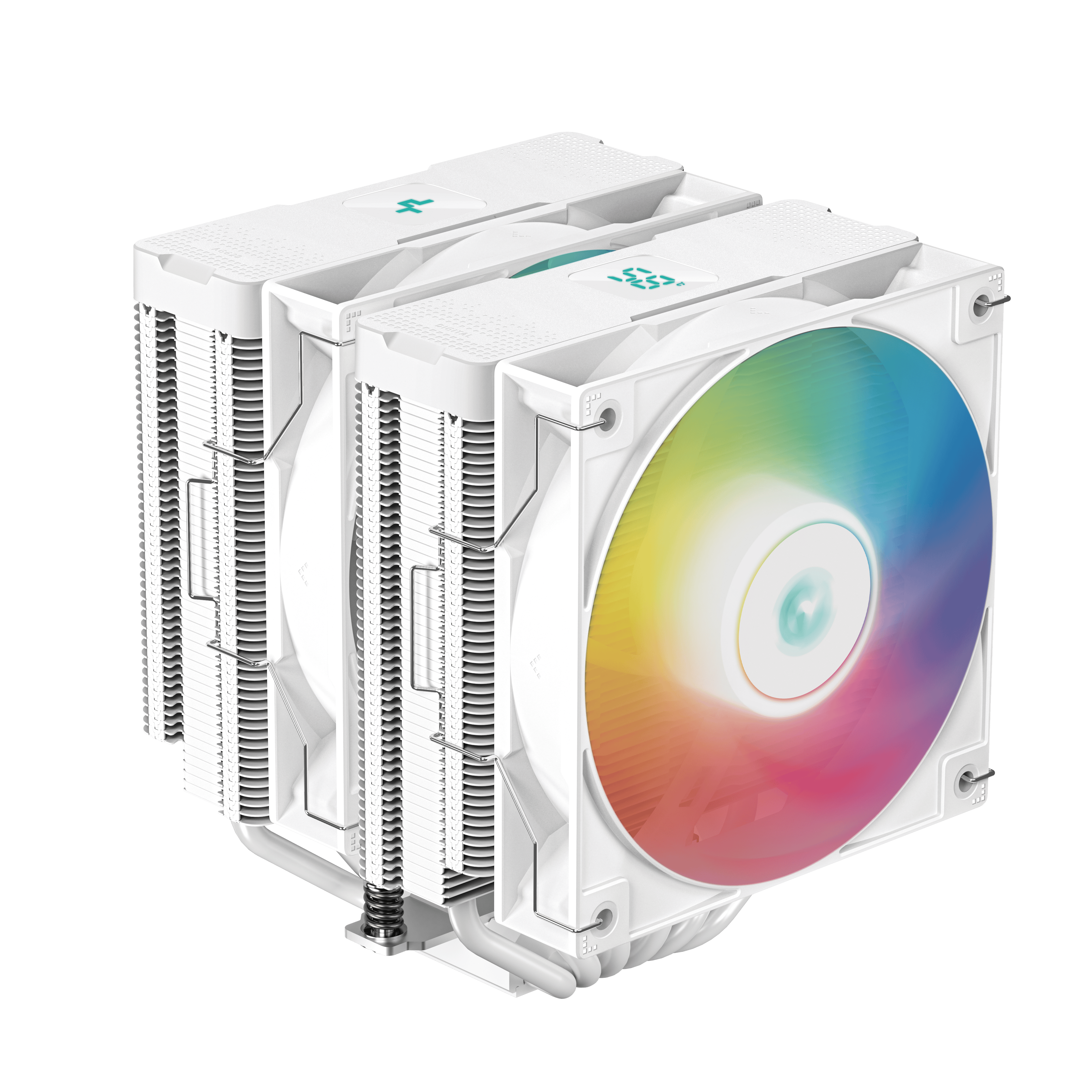 COOLER POR AIRE DEEPCOOL AG620 DIGITAL BLANCO ARGB