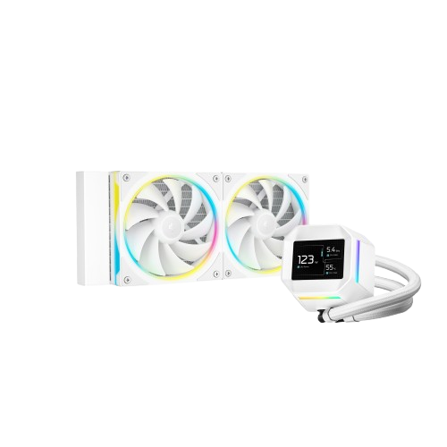 REFRIGERACION LIQUIDA DEEPCOOL LM240 WH DIGITAL 2.4